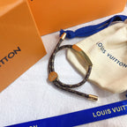 Louis Vuitton Print Leather Bracelet – Luxury Jewelry – product image 6