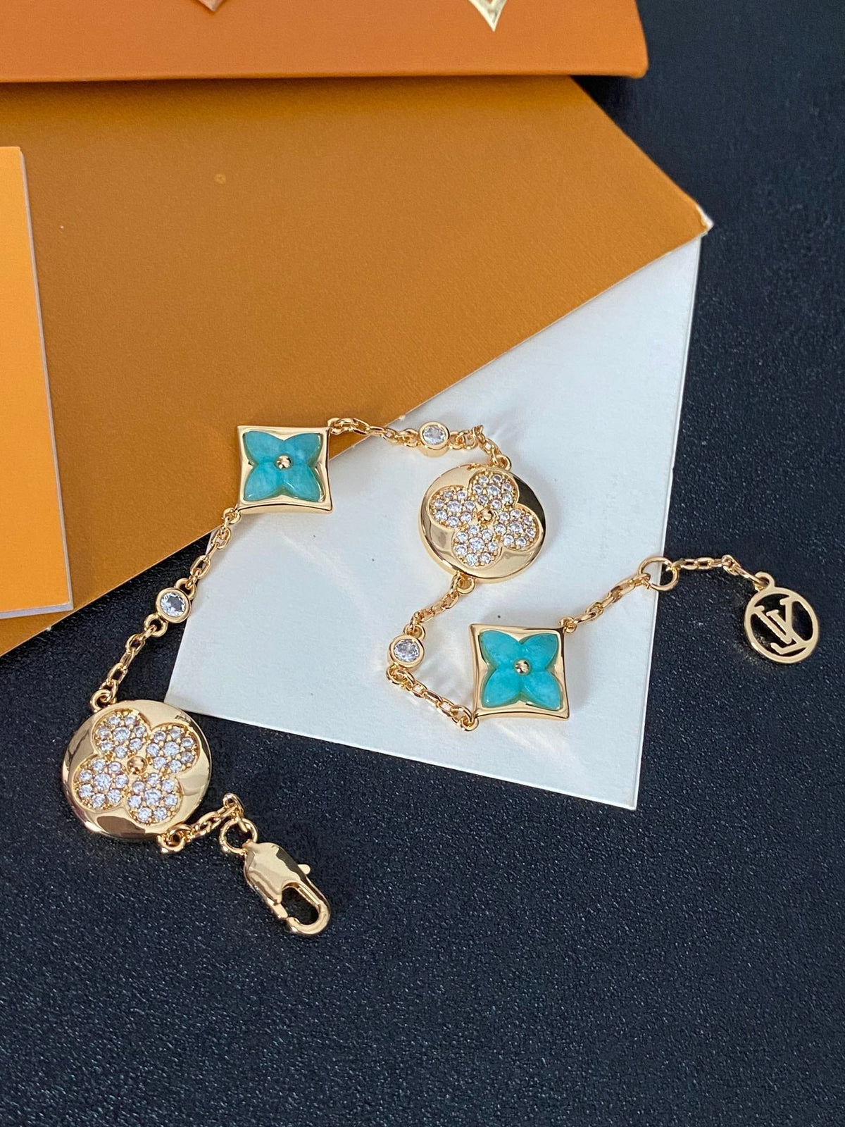 Louis Vuitton Rhinestone Gem Bracelet – Luxury Jewelry – product image 3