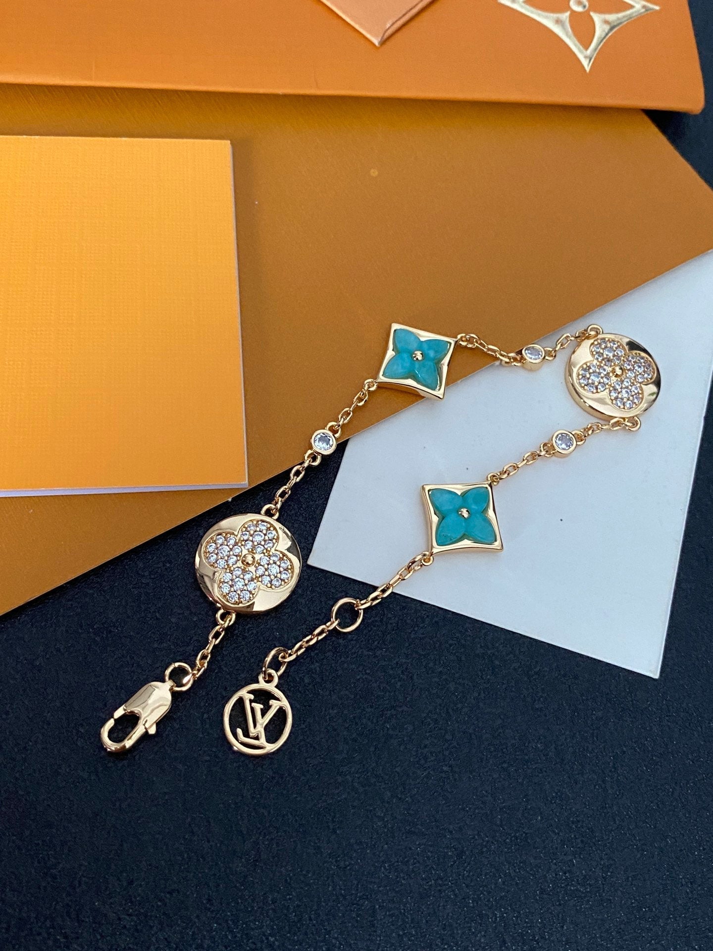 Louis Vuitton Rhinestone Gem Bracelet – Luxury Jewelry – product image 4