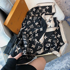 Louis Vuitton Satin Glossy Monogram Jacquard Scarf Shawl for Women – product image 13