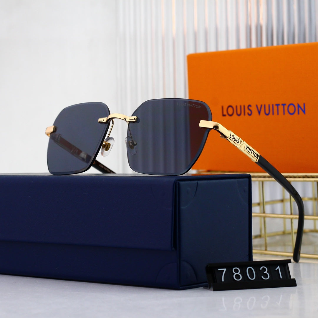 Louis Vuitton Shield Rimless Polarized Sunglasses for Unisex – product image 1