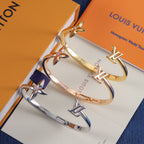 Louis Vuitton Signature Monogram Crystal Flower Open Cuff Bracelet – Luxury Jewelry – product image 7