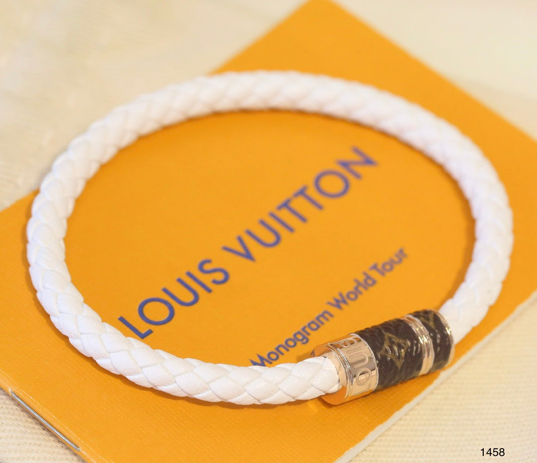 Louis Vuitton Simple Three-color Leather Bracelet – Luxury Jewelry – product image 2