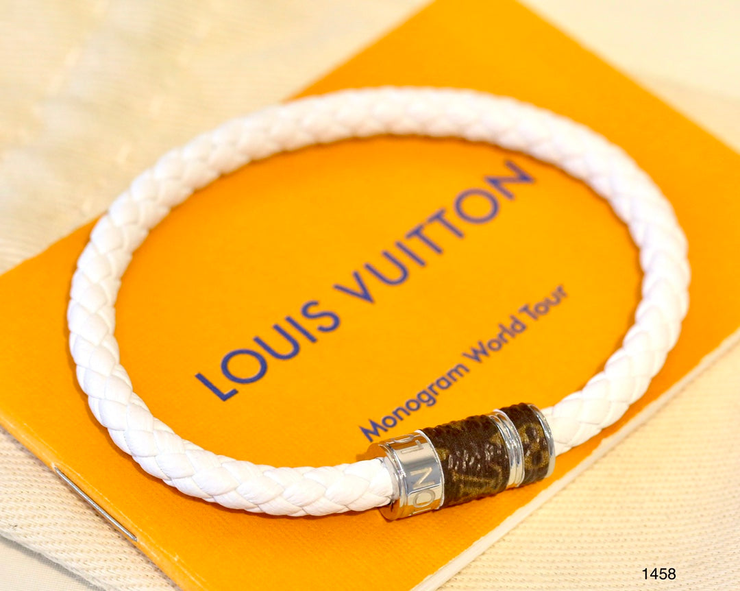 Louis Vuitton Simple Three-color Leather Bracelet – Luxury Jewelry – product image 3
