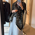 Louis Vuitton Starry Sky Series Cashmere Scarf Shawl for Women – product image 13