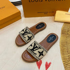 Louis Vuitton Summer Straw Monogram Slippers – slippers product image 18
