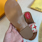 Louis Vuitton Summer Straw Monogram Slippers – slippers product image 19