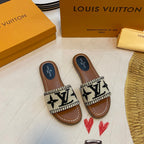 Louis Vuitton Summer Straw Monogram Slippers – slippers product image 2