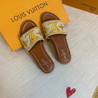 Louis Vuitton Summer Straw Monogram Slippers – slippers product image 3