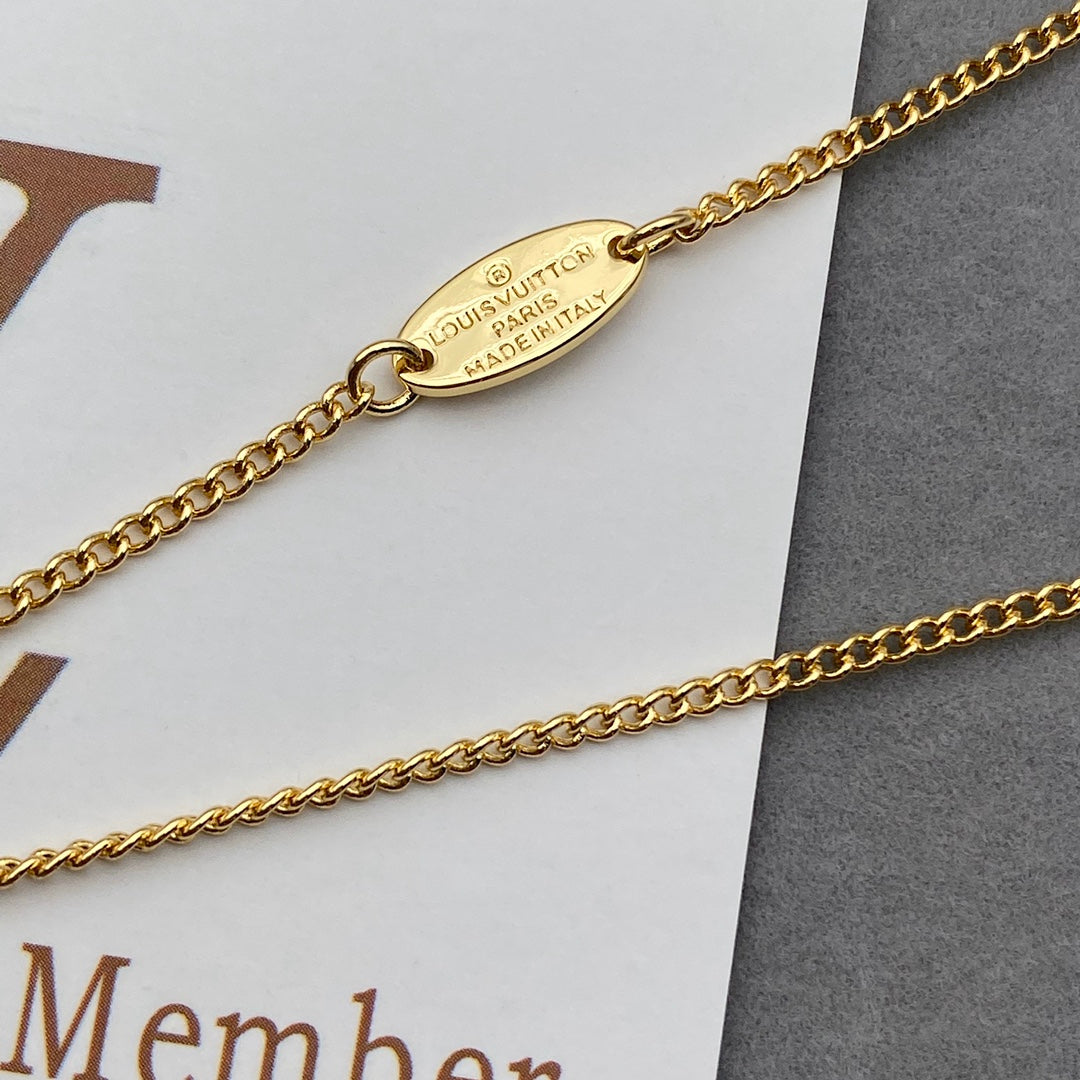Louis Vuitton Travel Bag Lock Pendant Necklace – Luxury Designer Jewelry – product image 6