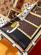 Louis Vuitton Twill Silk LET'S GO Collection Square Scarf for Women – product image 12