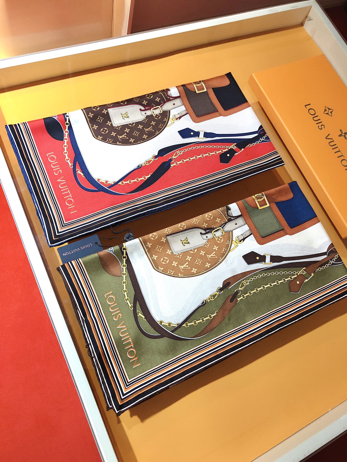 Louis Vuitton Twill Silk TREASURE Square Scarf for Women – product image 11