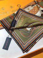 Louis Vuitton Twill Silk TREASURE Square Scarf for Women – product image 13