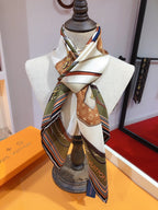Louis Vuitton Twill Silk TREASURE Square Scarf for Women – product image 15