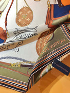 Louis Vuitton Twill Silk TREASURE Square Scarf for Women – product image 17