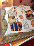 Louis Vuitton Twill Silk TREASURE Square Scarf for Women – product image 18