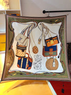 Louis Vuitton Twill Silk TREASURE Square Scarf for Women – product image 4