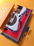 Louis Vuitton Twill Silk TREASURE Square Scarf for Women – product image 7