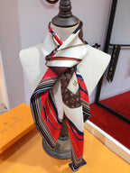 Louis Vuitton Twill Silk TREASURE Square Scarf for Women – product image 9