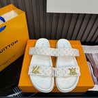 Louis Vuitton Unisex Leather Monogram Sandals – sandals product image 5