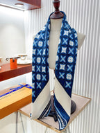 Louis Vuitton Vintage Embossed Square Silk Scarf for Women – product image 12