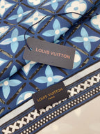 Louis Vuitton Vintage Embossed Square Silk Scarf for Women – product image 13
