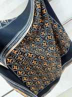 Louis Vuitton Vintage Embossed Square Silk Scarf for Women – product image 14