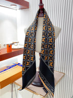 Louis Vuitton Vintage Embossed Square Silk Scarf for Women – product image 16