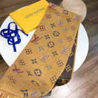 Louis Vuitton Wool Temperament Monogram Element Scarf for Women – product image 23