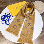 Louis Vuitton Wool Temperament Monogram Element Scarf for Women – product image 24