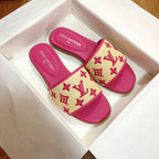 Louis Vuitton Woven Embroidered Slippers – slippers product image 3