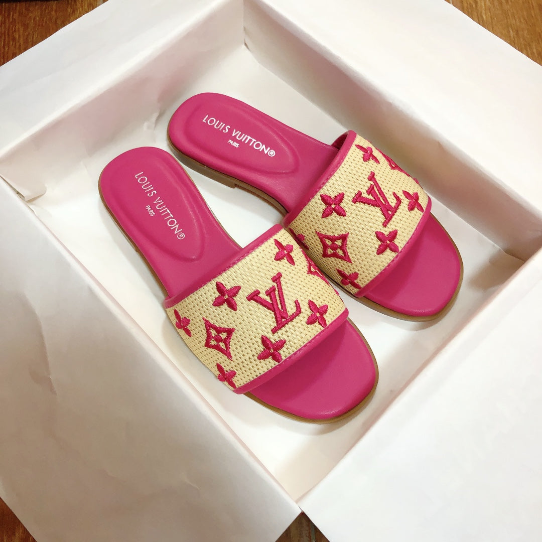 Louis Vuitton Woven Embroidered Slippers – slippers product image 3
