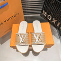 Louis Vuitton Woven Leather Flat Slippers – slippers product image 3