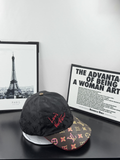 Louis Vuitton script cap black side