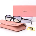 Miu Miu Leopard Print Square Polarized Sunglasses for Unisex – product image 3