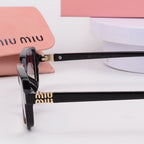Miu Miu Leopard Print Square Polarized Sunglasses for Unisex – product image 7