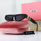 Miu Miu Narrow Rectangular Polarized Sunglasses for Unisex – product image 1