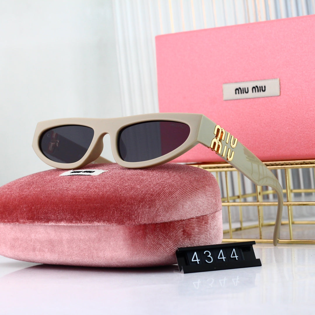Miu Miu Narrow Rectangular Polarized Sunglasses for Unisex – product image 12