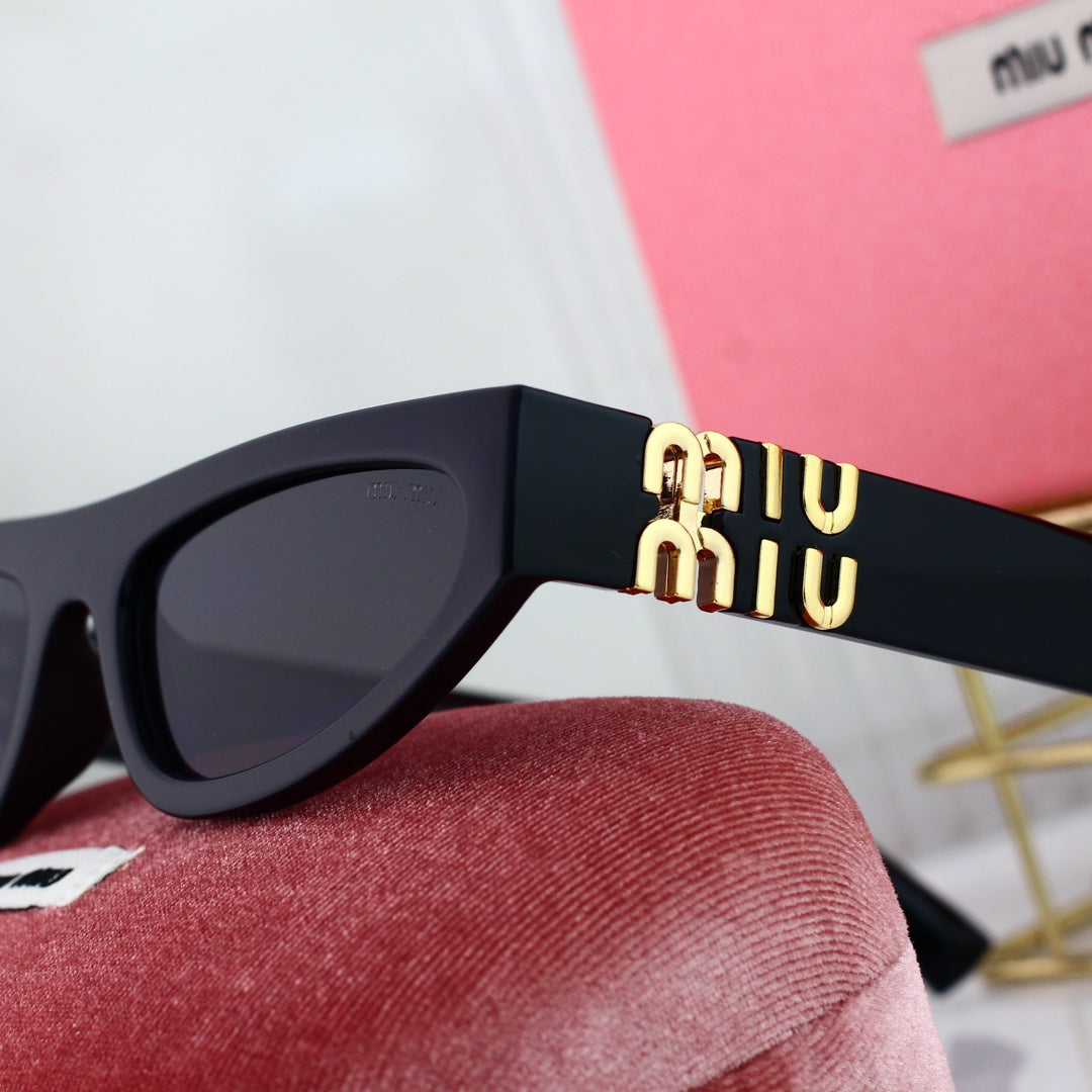 Miu Miu Narrow Rectangular Polarized Sunglasses for Unisex – product image 13