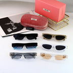 Miu Miu Narrow Rectangular Polarized Sunglasses for Unisex – product image 14