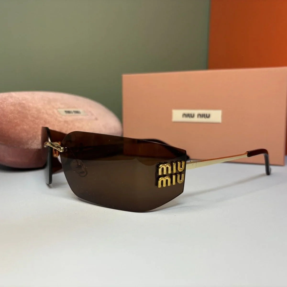 Miu Miu Oversized Frameless Sunglasses for Unisex – product image 1