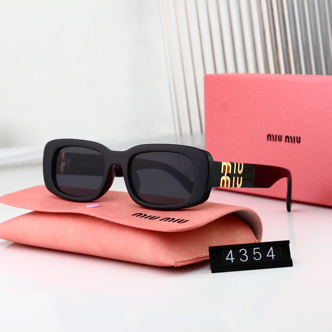 Miu Miu Rectangular Metal Sunglasses for Unisex – product image 1