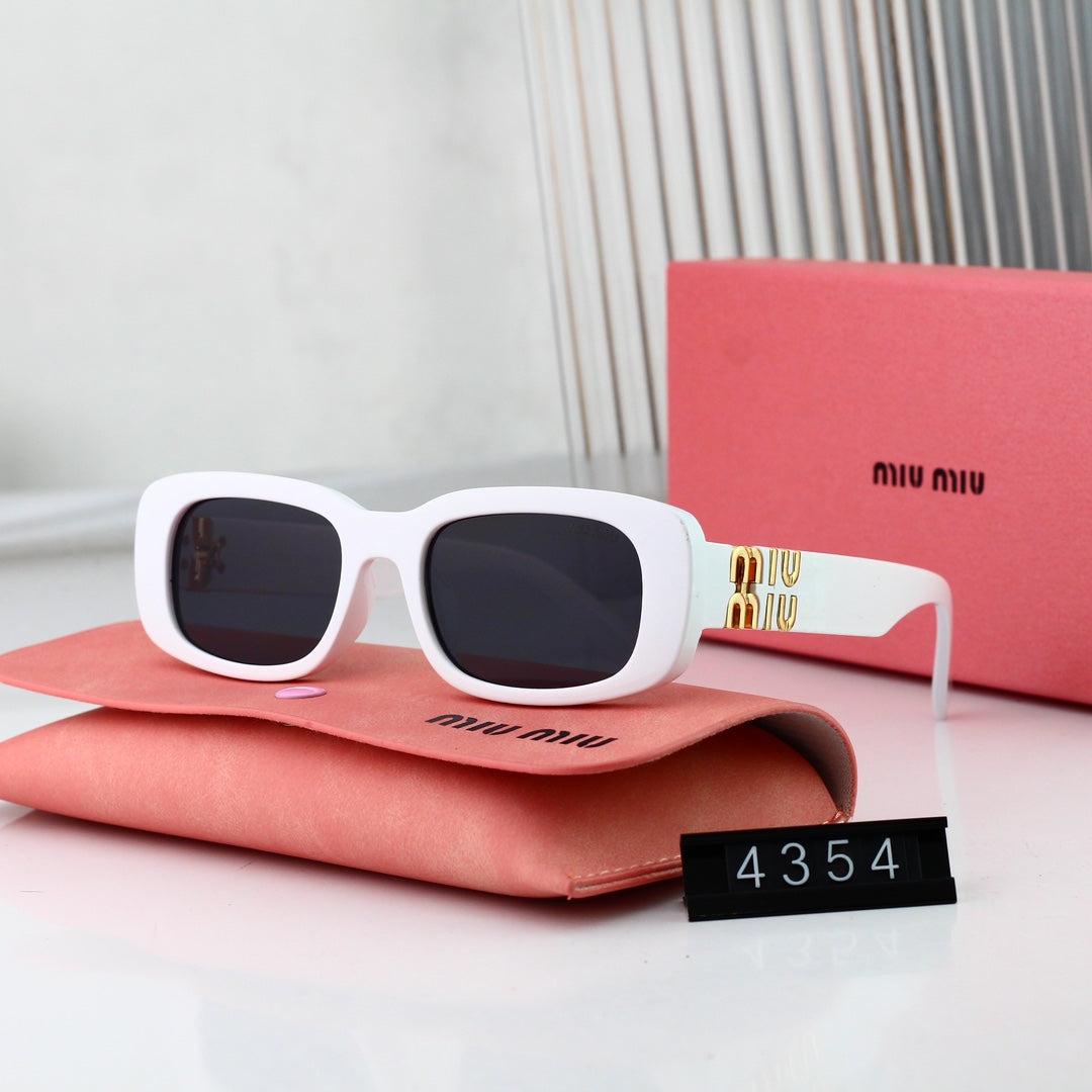 Miu Miu Rectangular Metal Sunglasses for Unisex – product image 3