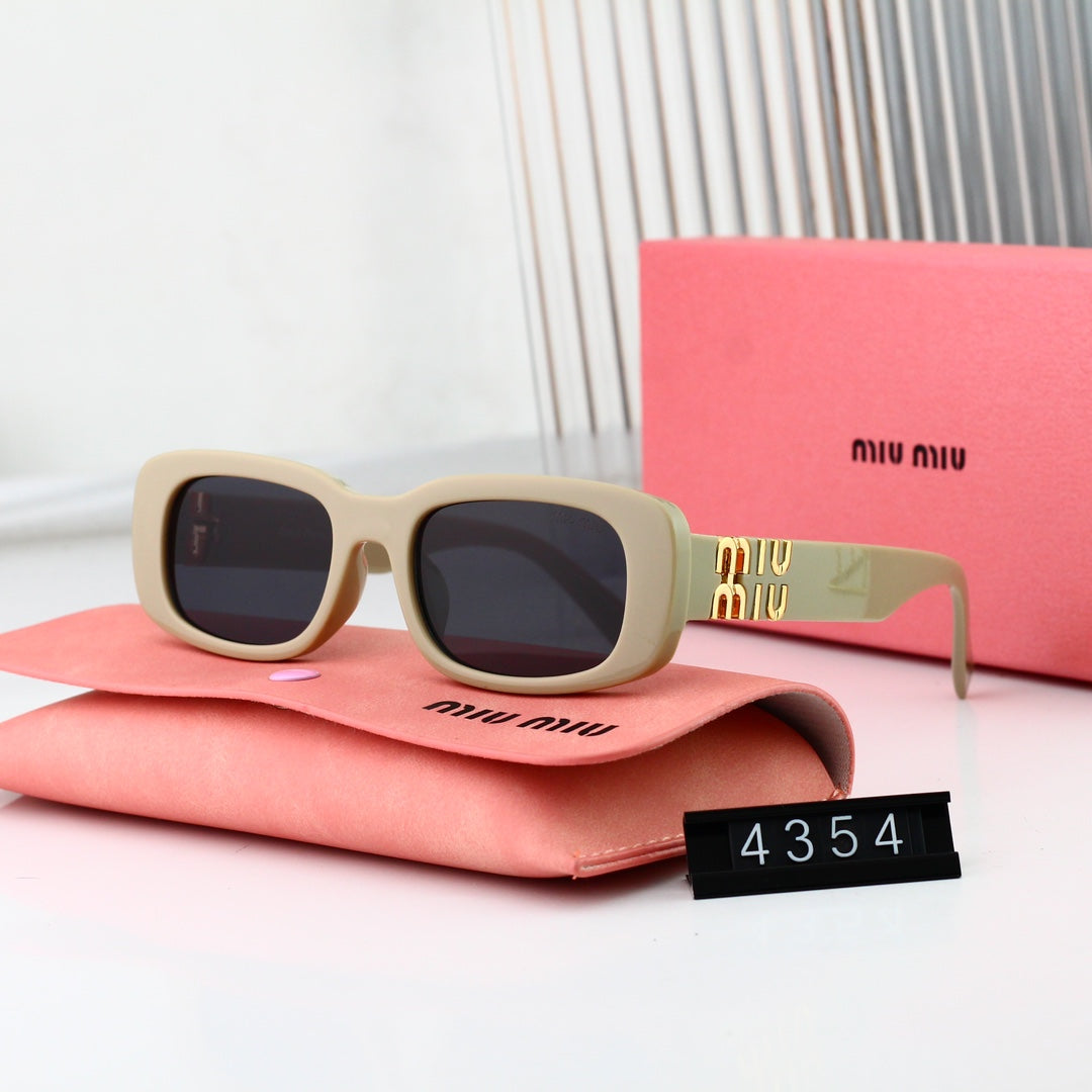 Miu Miu Rectangular Metal Sunglasses for Unisex – product image 4