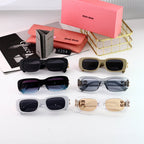 Miu Miu Rectangular Metal Sunglasses for Unisex – product image 10