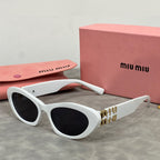 Miu Miu Retro Cat-Eye Oval Polarized Sunglasses for Unisex – product image 3