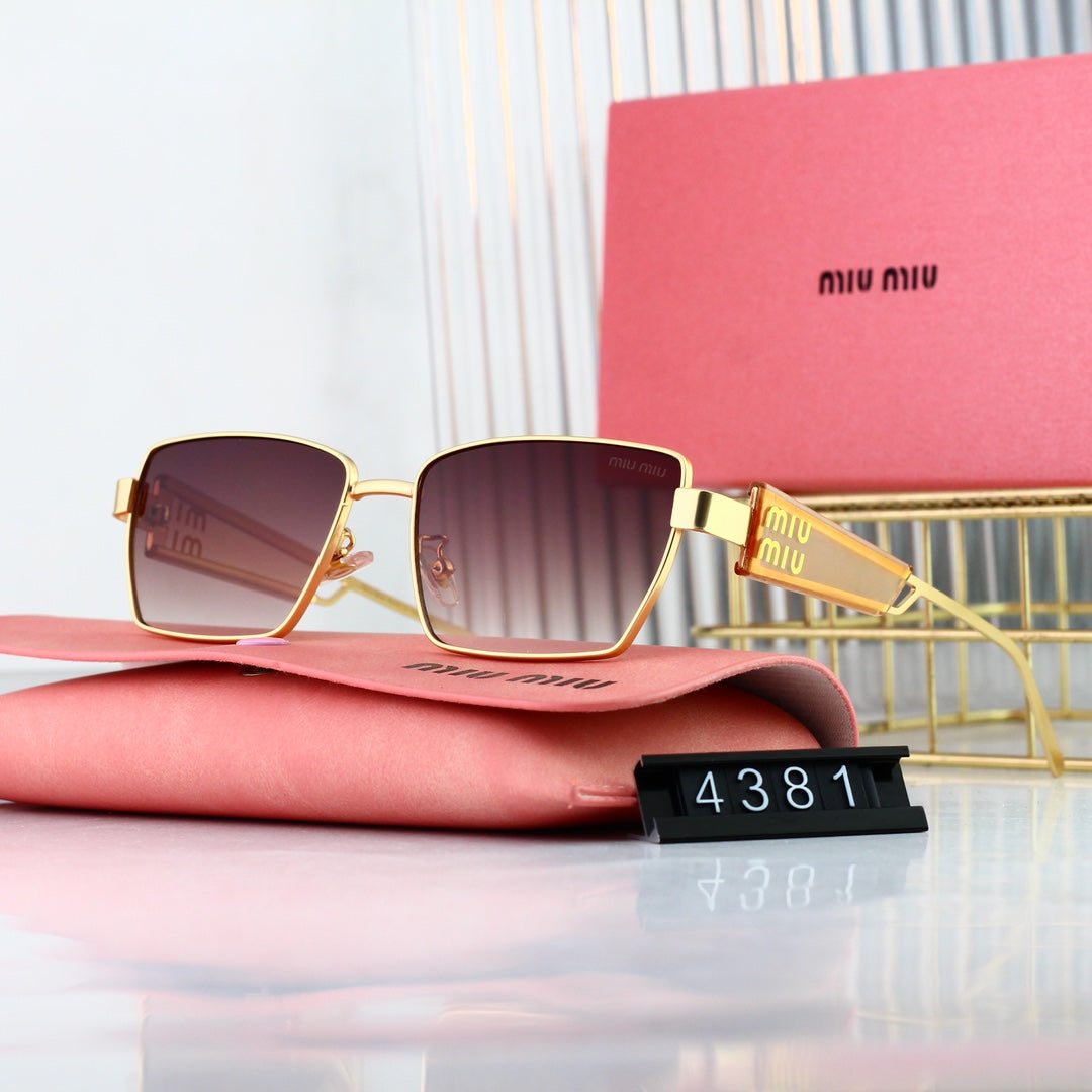 Miu Miu Retro Wide-Rim Rectangular Sunglasses for Unisex – product image 1