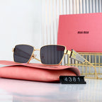 Miu Miu Retro Wide-Rim Rectangular Sunglasses for Unisex – product image 2