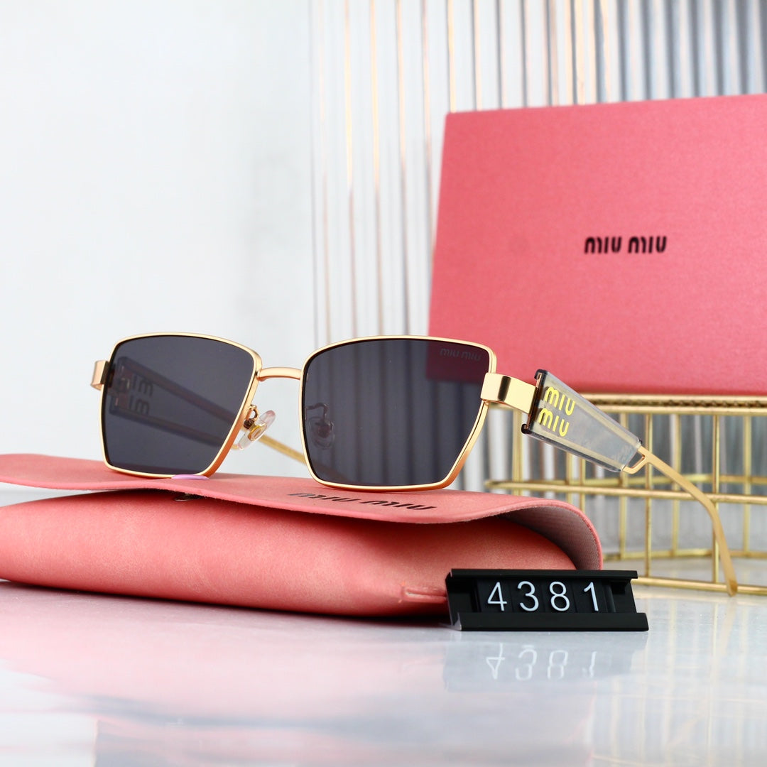 Miu Miu Retro Wide-Rim Rectangular Sunglasses for Unisex – product image 2