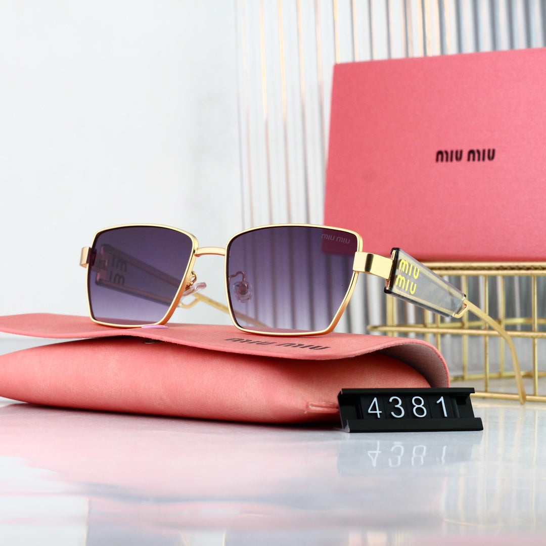 Miu Miu Retro Wide-Rim Rectangular Sunglasses for Unisex – product image 3